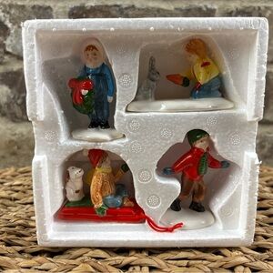 Department 56 Holiday Children Figurine Set 1987